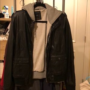Obey leather jacket